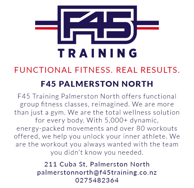 F45 Training Palmerston North - Takaro School - Jan 24